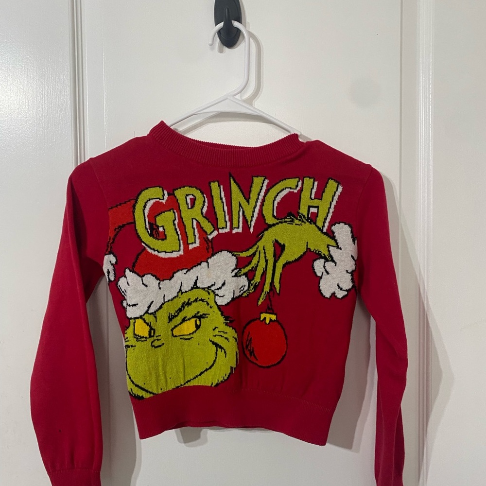 H&M Red Grinch Christmas Sweater
